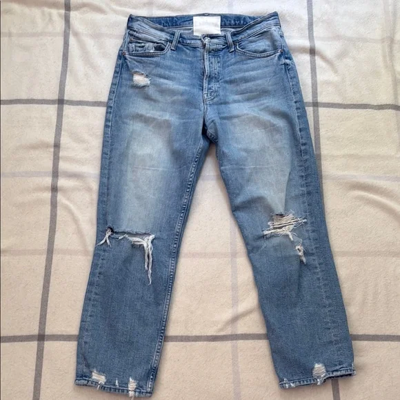MOTHER The Tomcat Distressed Jeans Size 29 - Picture 2 of 16